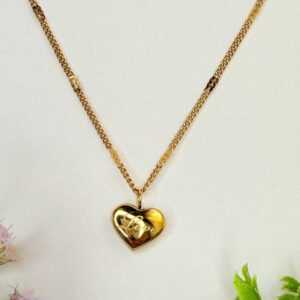 Golden_Heart Necklace