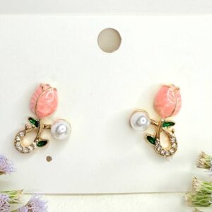 Pastel Peach Pearl Drops