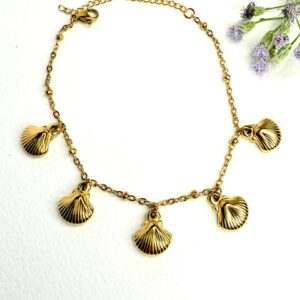 Gold Shell Bracelet