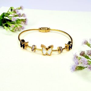 Butterfly Charm Bangle