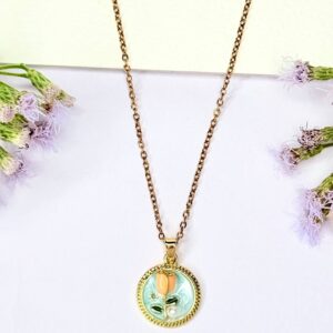 Tulip Medallion Necklace