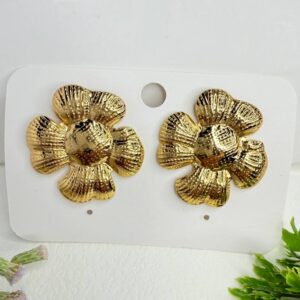 Golden Bloom Earring