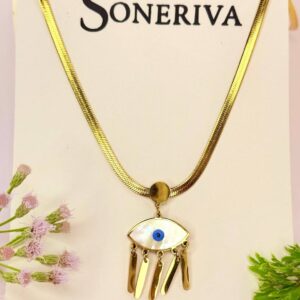 Blue eye necklace