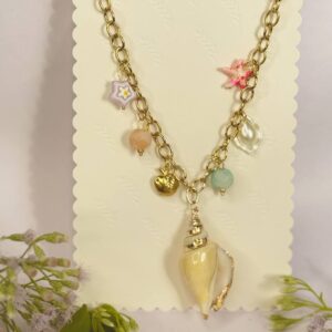 Seashell Charm Necklace